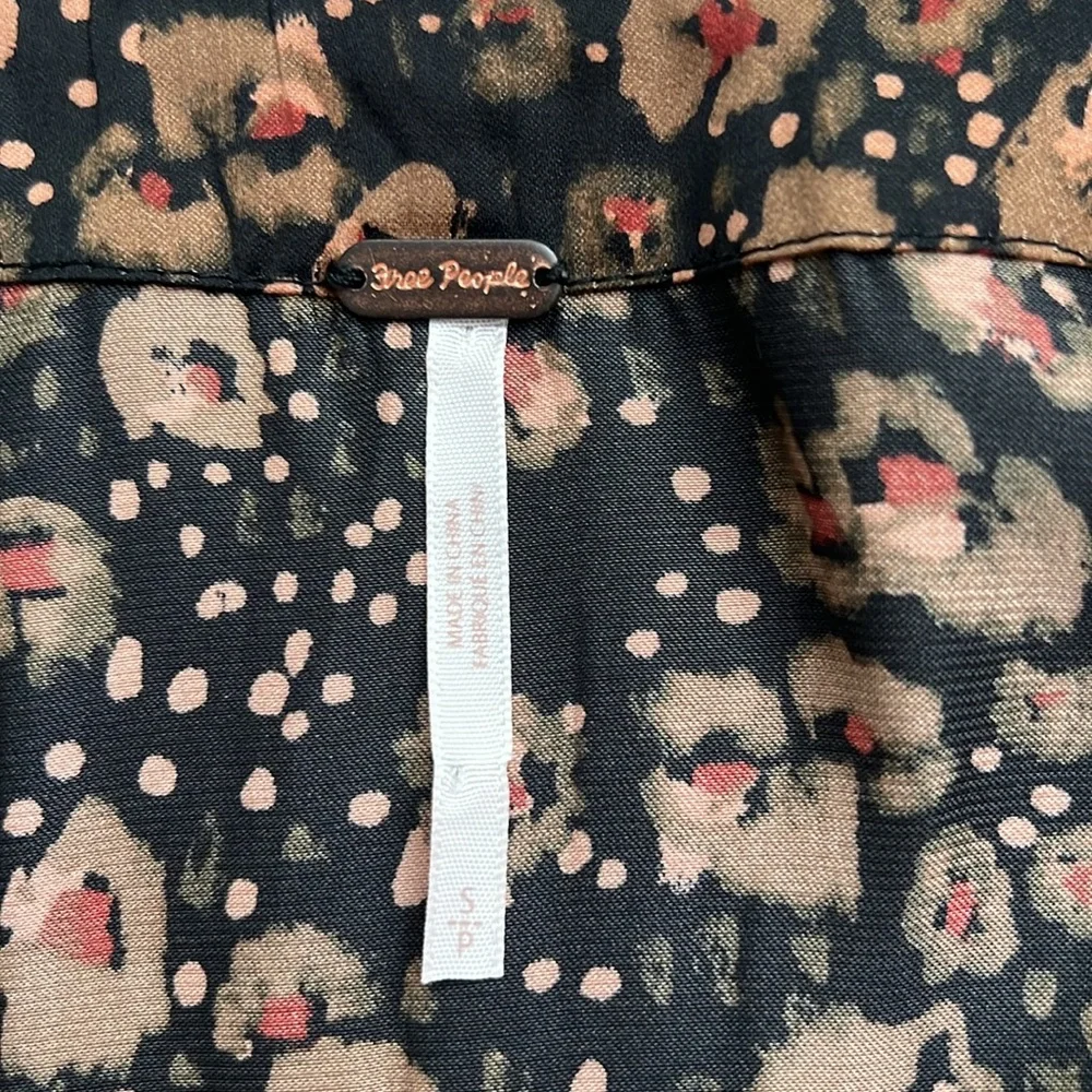 Free People Floral Blouse